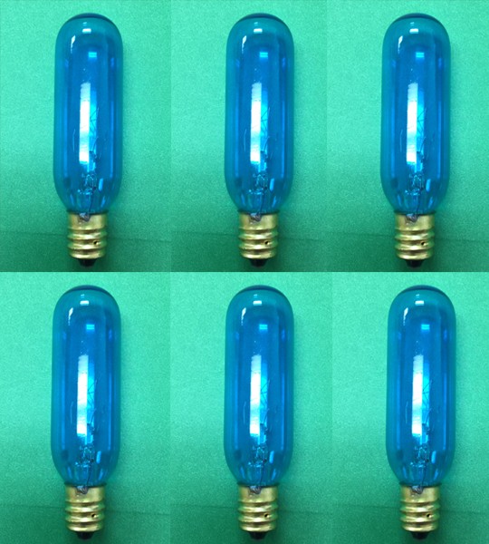 Himalayan Salt Bulb 15W Blue 6 Units